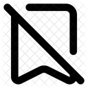 Bookmark Off  Icon