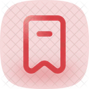 Bookmark Subtract  Icon