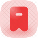 Bookmark Subtract  Icon