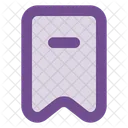 Bookmark subtract  Icon