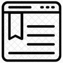 Bookmark Website  Icon