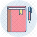 Bookmark With Pen Bookmark Notebook Icon