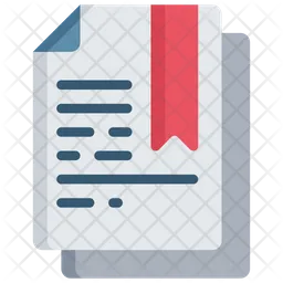 Bookmarked Document  Icon