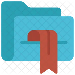 Bookmarked Folder  Icon