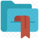 Bookmarked Folder  Icon