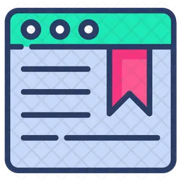 Bookmarking  Icon