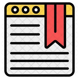 Bookmarking Site  Icon