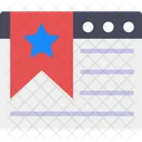 Bookmarking Site  Icon