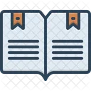 Bookmarks Open Book Education Icon
