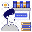 Books donation  Icon