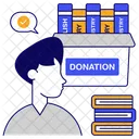 Books Donation Books Charity Books Grant Icon