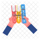 Wrapped Books Books Delivery Books Gift Icon