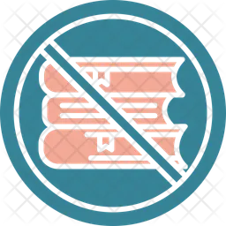 Books Not Allowed  Icon