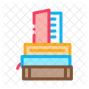 Stack Books Library Icon