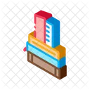 Stack Books Library Icon