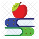 Books With Apple Knowledge Learning Icon
