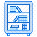 Bookshelf Library Book Icon