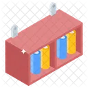 Bookshelf Rack Shelf Icon