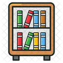Book Rack Bookshelf Library Book Icon