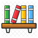 Book Rack Bookshelf Library Book Icon