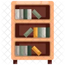 Bookshelf Bookcase Library Icon