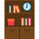 Bookshelf Bookcase Furniture Icon