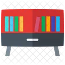 Bookshelf Bookcase Reading Repository アイコン