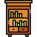 Bookshelf Furniture Home Ware Icon