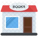 Bookstore or Bookshop  Icon