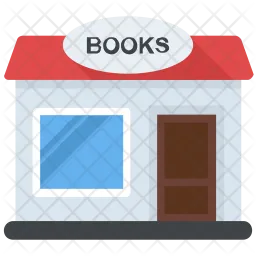 Bookstore or Bookshop  Icon