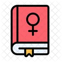 Book Women Day Book Gender Sign Icon