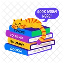 Bookworm Here  Icon