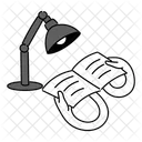 Black Monochrome Reading Book Illustration Bookworm Literary Study Symbol