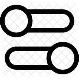 Boolean Icon - Download in Line Style