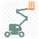 Boom Lift Engineer Engineering Icon