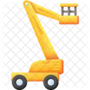Boom Lift Transportation Building Icon