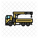 Boom Truck Construction Icon