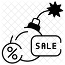 Boom-Verkauf  Symbol