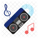 Boombox Retro Music Icône