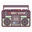 Boombox Retro Stereo Icon