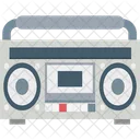 Boombox Stereoanlage Kassettenspieler Symbol