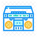 Boombox Player Cassette Icon