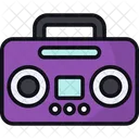 Boombox Radio Cassette Player Icon