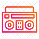 Boombox Retro Radio Icon