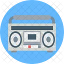 Boombox Stereo Cassette Player Icon