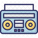 Boombox Cassette Player Cassette Recorder Icon