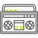 Boombox Music Stereo Icon