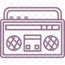 Boombox Music Stereo Icon