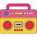Boombox Stereo Cassette Player Icon