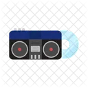 Boombox Retro Music Icon